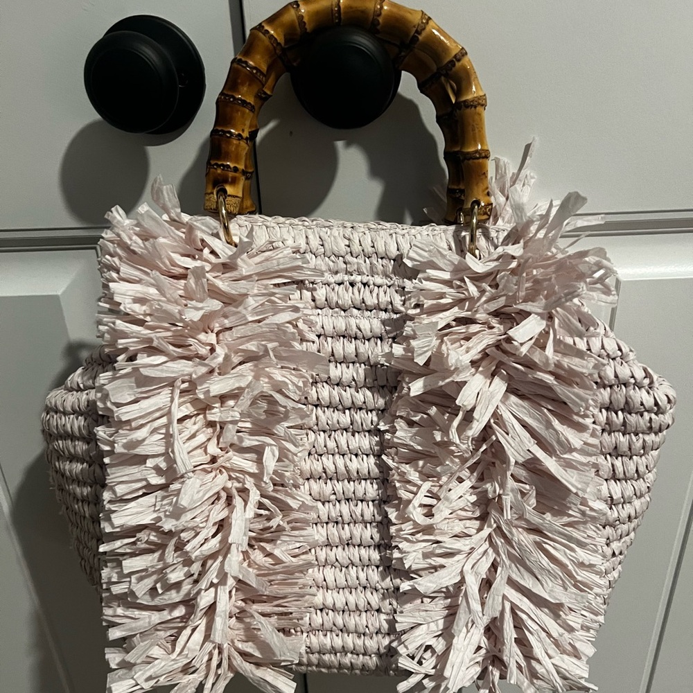 Chicos fancy straw bag